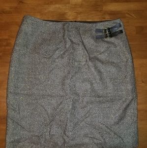 INC Brown Wool Skirt size 2